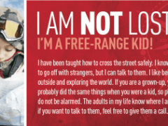 “Free Range” Parents Found Responsible For “Unsubstantiated” Child Neglect