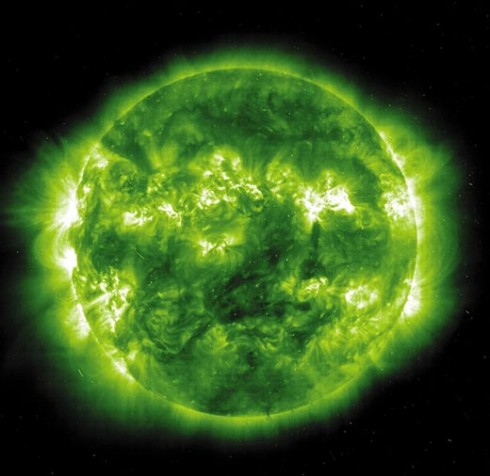 Sun Erupts in flares from ultraviolet telescope