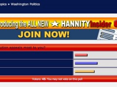 Hannity Poll Asks “Which Type of Revolution Appeals?”