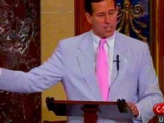 Rick Santorum Spits Into The Wind