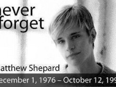 Remembering Matthew Shepard