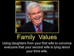 One More On Newt and his Wives