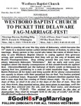 The Westboro Baptist Church Comes to Delaware to Spread Their Hatred