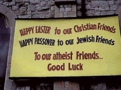 Happy Easter and Happy Passover!