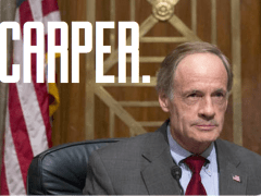 Senator for Life, Tom Carper “deeply disappointed” that Republicans continue to be a-holes