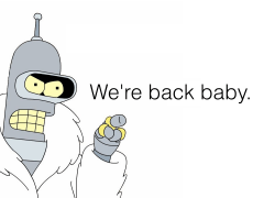 We’re Back