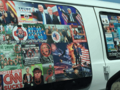 They got the MAGABomber – Huge Trump Guy Natch
