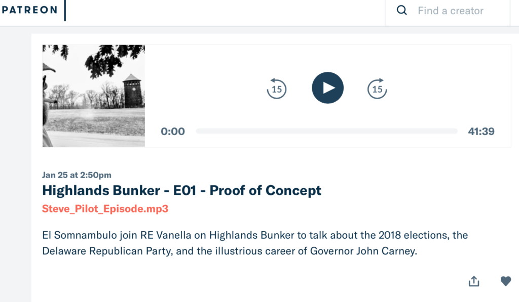 A new podcast for your ears