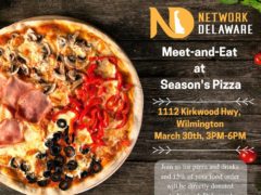 Network Delaware, Eat Pizza, Donate Money, Get Shit Done