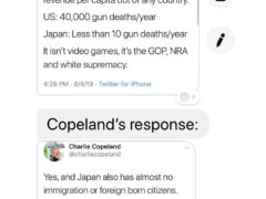 Charlie Copeland Blames Immigrants For Gun Violence