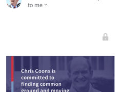Chris Coons Sends an Aloof, Wack-a-Doo Fundraising Email From 2001