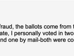 Trumper Confesses to Felony in DL Comments Section