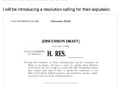Expel the seditionist, treasonous motherfuckers
