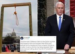 Pence agrees with Trump on “election security” but doesn’t agree that he should be hanged by a mob