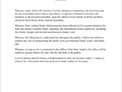 Breaking: Complete Text of House Resolution Calling for Removal of State Auditor