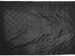 Flag of the Day – The No Quarter Black on Black American Flag