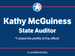 Kathy is Running – Congratulates Herself for Raising the Profile of the Auditors Office