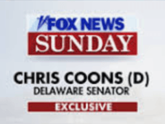 Chris Coons to Appear on “Fox News Sunday”  Today (9:00am)